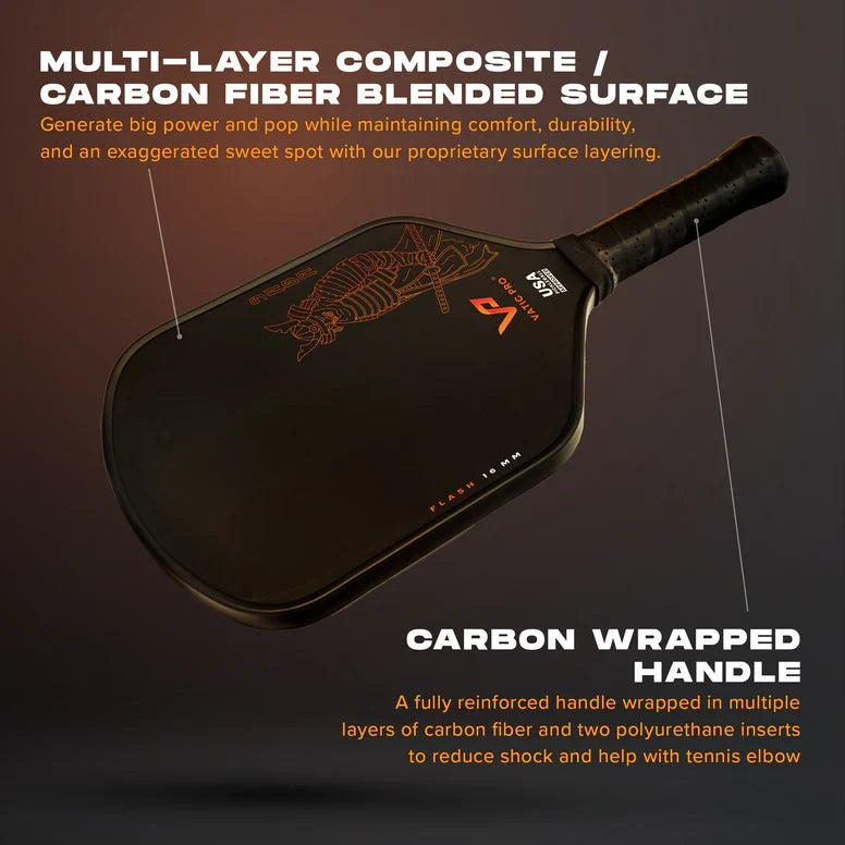 Vatic Pro Saga Flash Pickleball Paddle