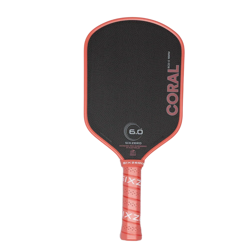 Six Zero Coral Pickleball Paddle