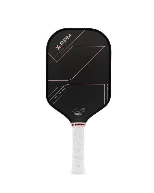 RPM Friction Pro V2 Ella Oh Pink 14mm Elongated Pickleball Paddle