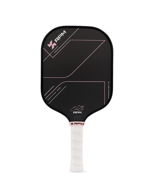 RPM Friction Pro V2 Ella Oh Pink 16mm Widebody Pickleball Paddle