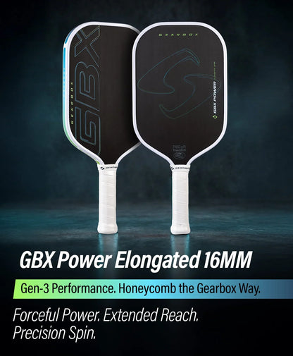GearBox GBX Power Elongated 16mm Gen-3 Pickleball Paddle