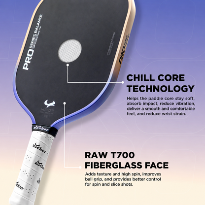 Zocker HP07 Pro Series Balance Pickleball Paddle