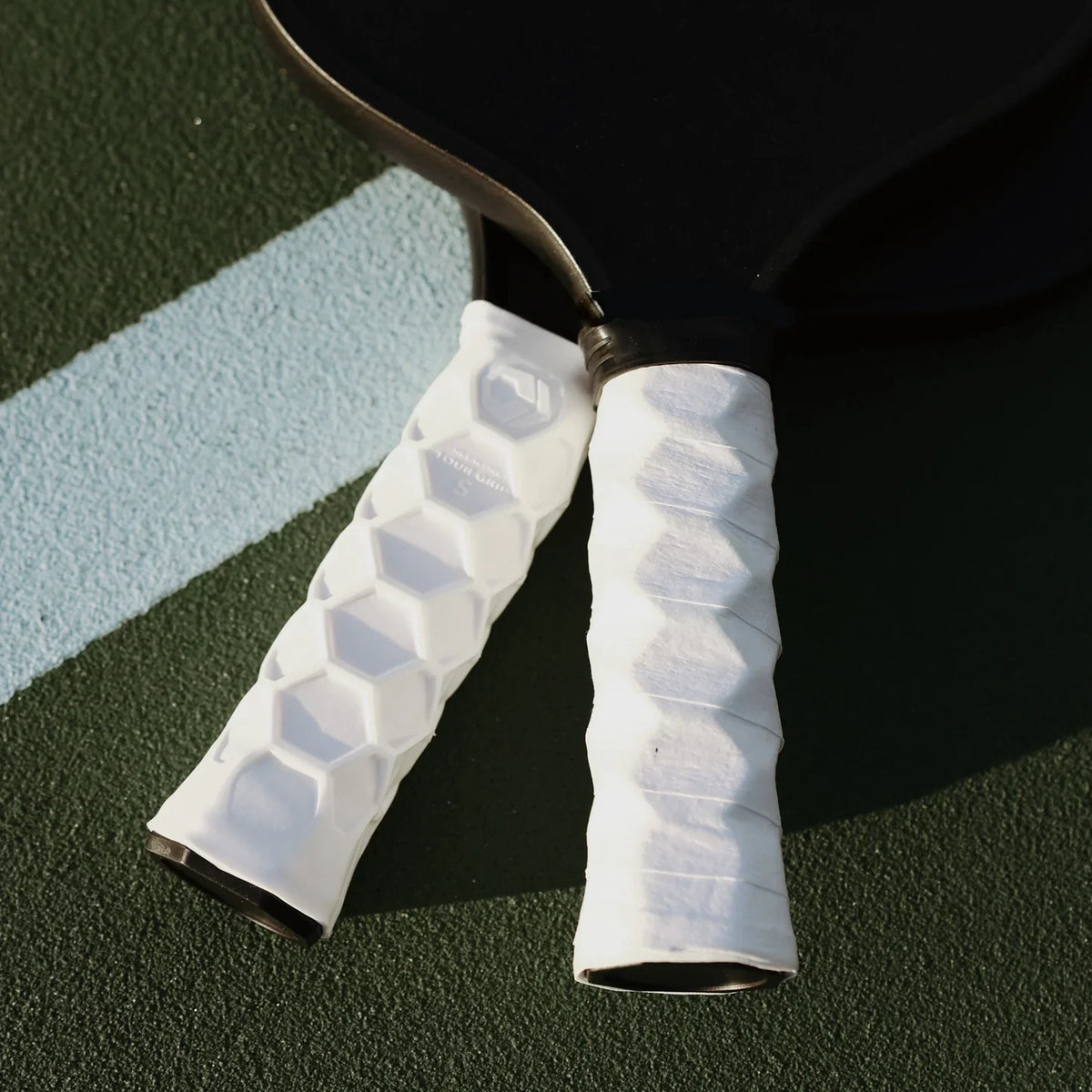 Hesacore Pickleball Grip - 5.25 Inches Long - Regular Feel - White