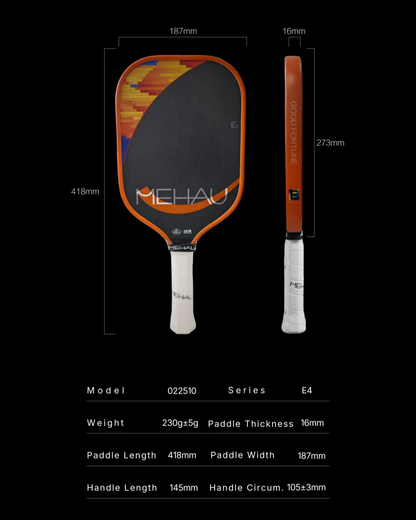 MEHAU E4 E5 Precise Series Pickleball Paddle