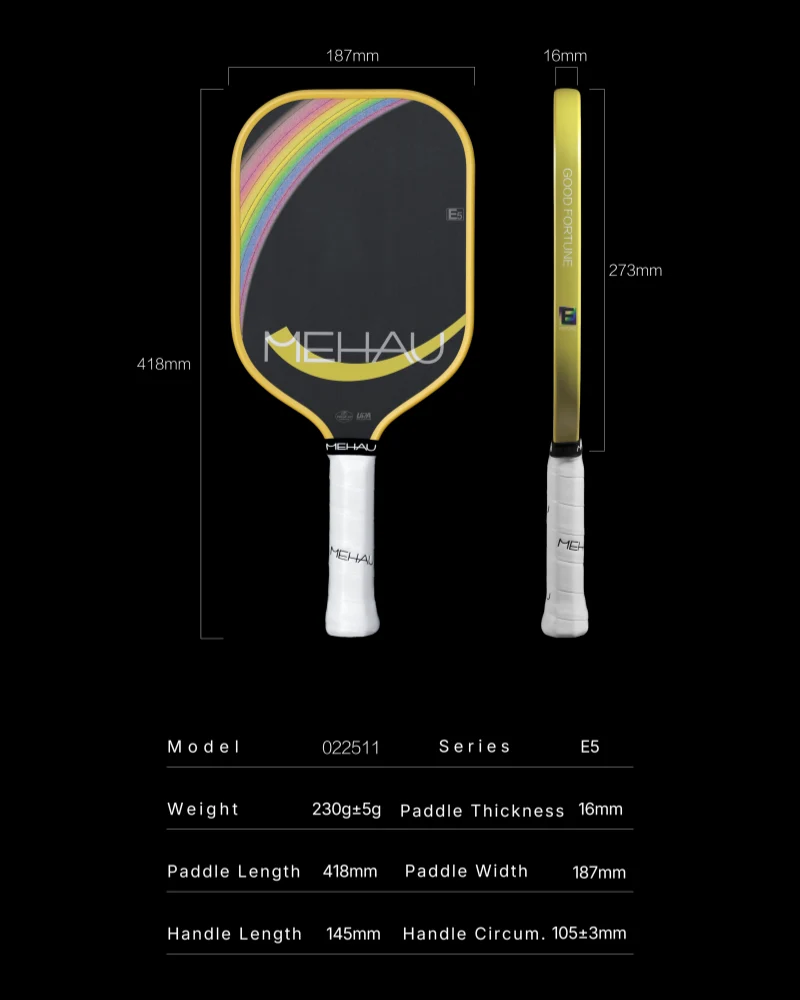 MEHAU E4 E5 Precise Series Pickleball Paddle