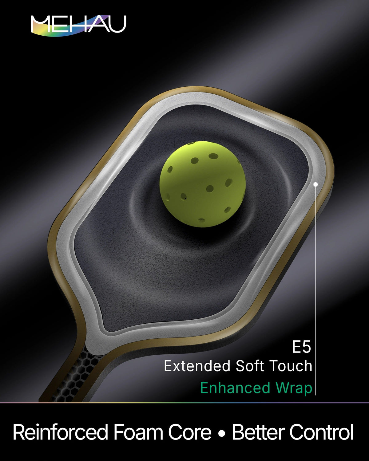 MEHAU E4 E5 Precise Series Pickleball Paddle