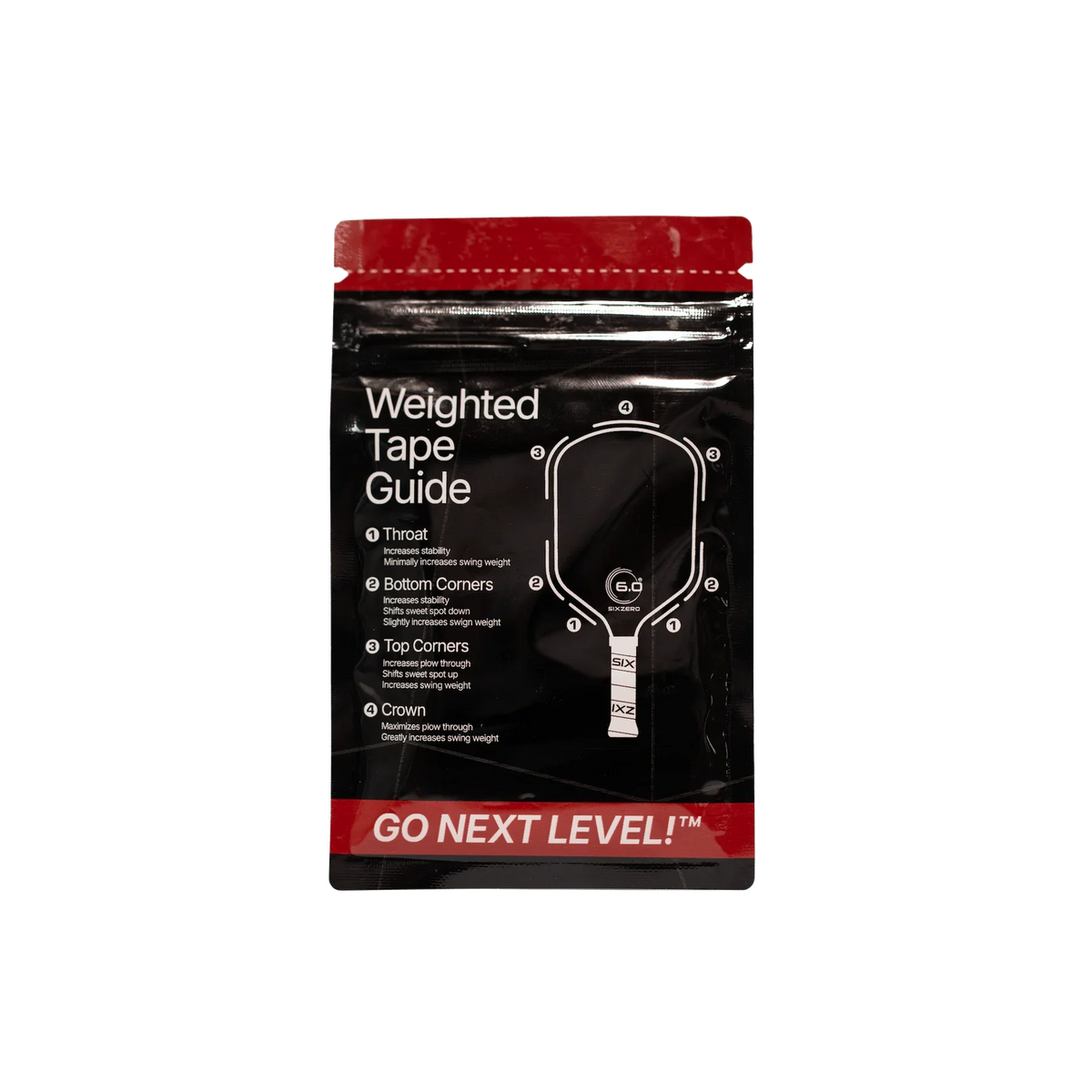 Six Zero Weighted Lead Strips