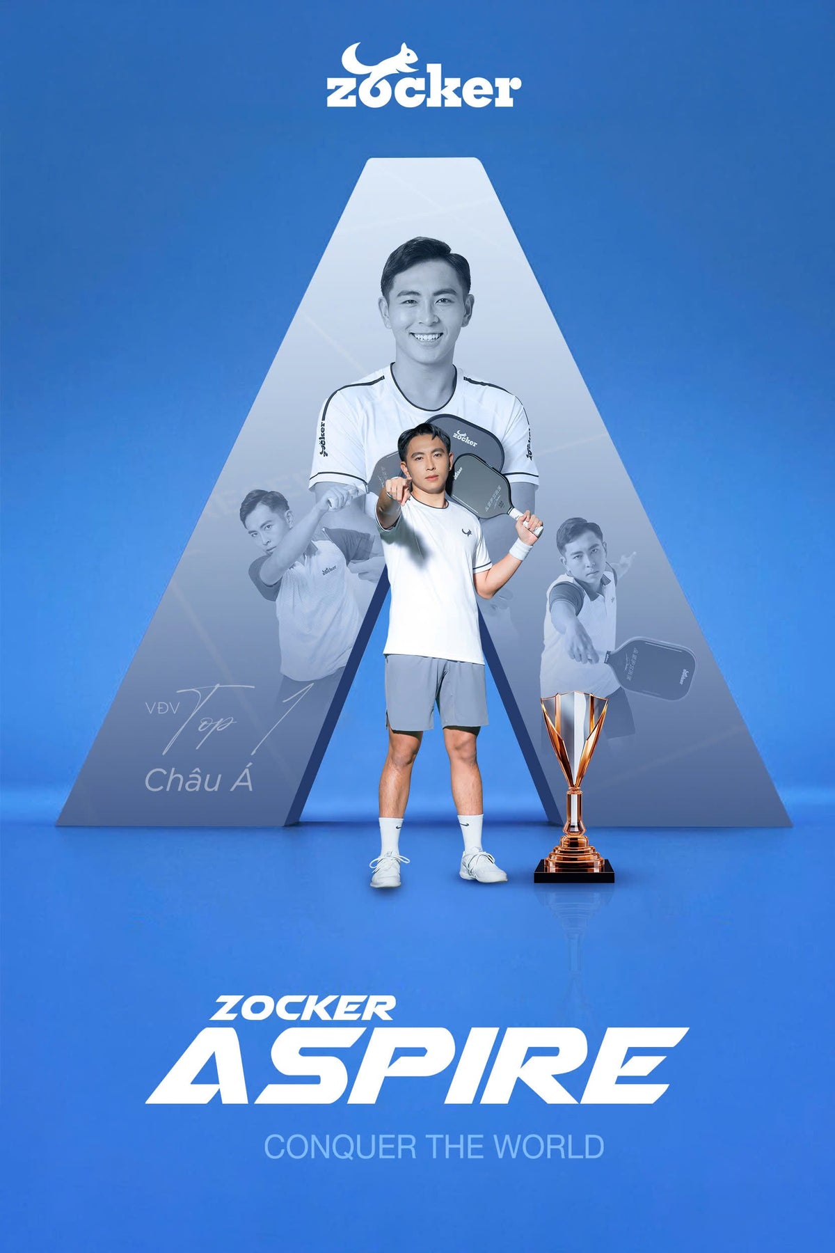 Zocker Aspire x Phuc Huynh Pickleball Paddle
