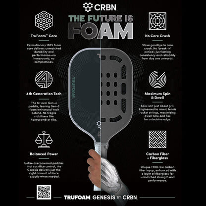 CRBN¹ TF Genesis (long Handle) Pickleball Paddle