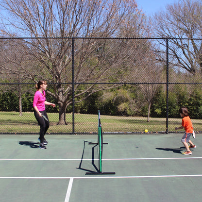 PickleNet Mini Pickleball Net System - Oval Poles