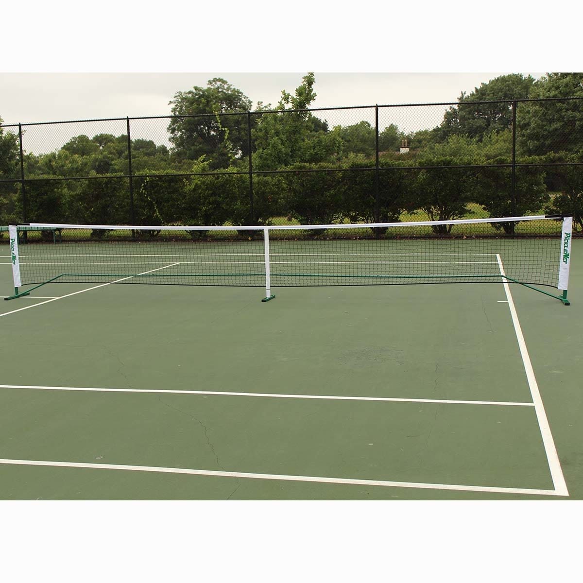 PickleNet Portable Pickleball Net System - Oval Poles