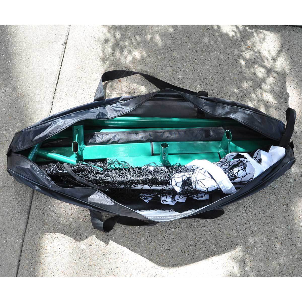 PickleNet Portable Pickleball Net System - Oval Poles