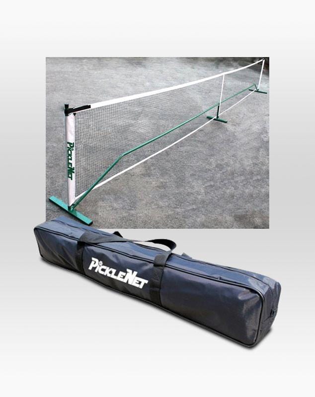 PickleNet Portable Pickleball Net System - Oval Poles