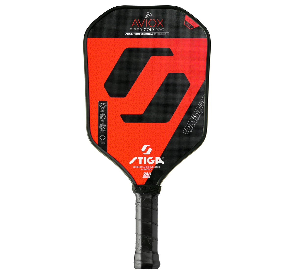 Stiga Aviox Fiber Poly Pro Pickleball Paddle
