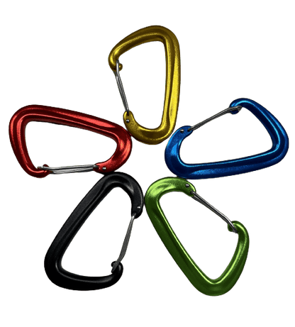 Aluminum 12kN Heavy Duty Snap Hook Carabiner Clips