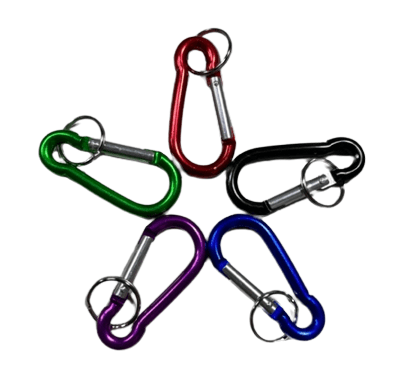 Aluminum Snap Hook Carabiner Clips Keychain